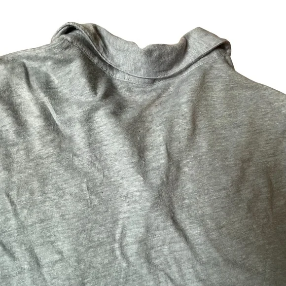 Men's VINCE Gray Blue Linen Polo Shirt size Small - Picture 8 of 10